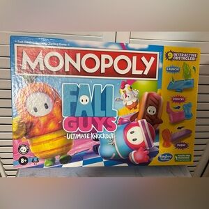 EUC*Monopoly Fall Guys Ultimate Knockout Board Game* 100% complete